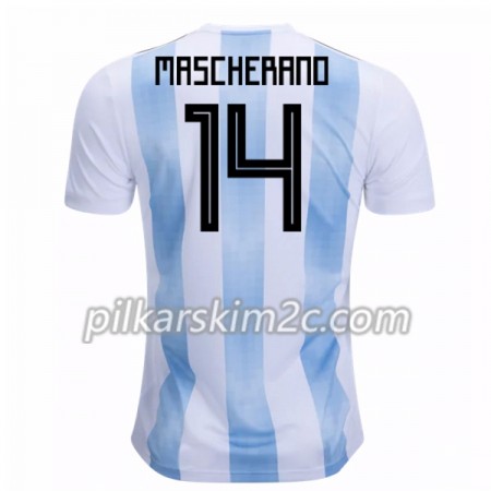 Koszulka Argentyna Mascherano 14 Główna Mistrzostwa Świata 2018 - Koszulki Piłkarskie